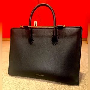 The Strathberry Tote in black